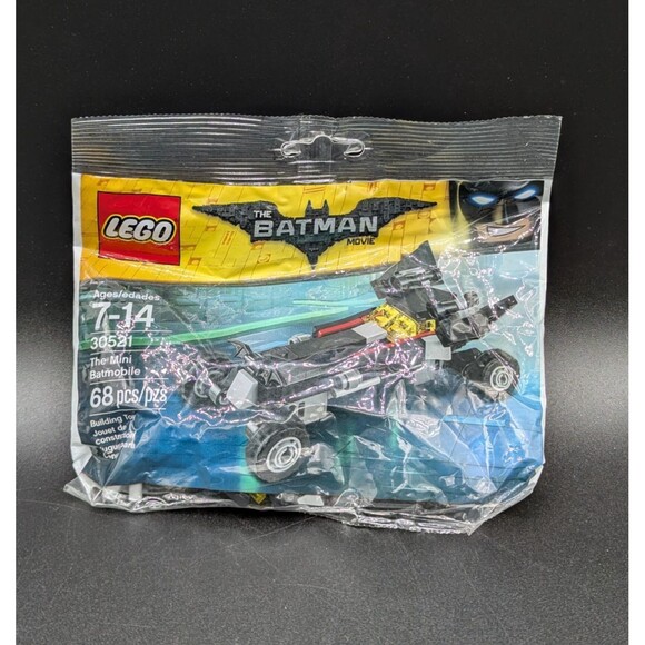 LEGO The Lego Batman Movie 30521 The Mini Batmobile 68 Pcs. Poly Bag Retired New - Picture 1 of 2